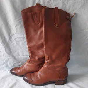 Sam Edelman Penny Leather Riding Boot | Size 6.5W